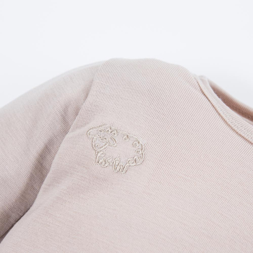 Body kopertowe z wełny merynosów Eevi - beżowe 