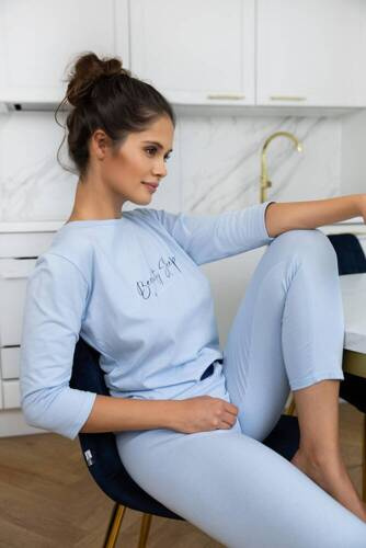 Piżama damska Beauty Sleep Sensis - błękitny