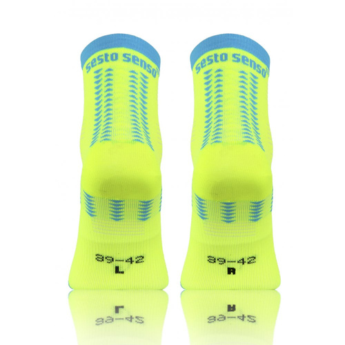 SKB01 Sport Socks Skarpety sportowe uniwersalne Sesto Senso neonowy żółty