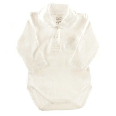 Body białe z kołnierzykiem- haft Martex