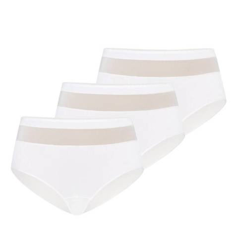 Wielopak Figi z wysokim stanem Vera Teyli - biały