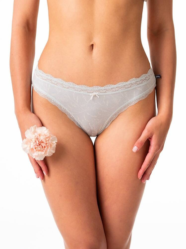 Figi damskie LPR 514 A'2 2-pak Key szary żółty