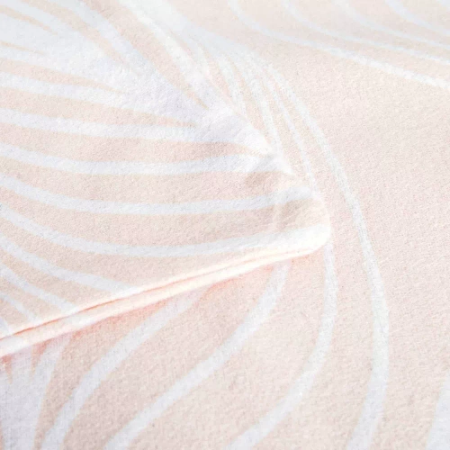 Pościel flanelowa geometria 31506/1 Darymex różowy 