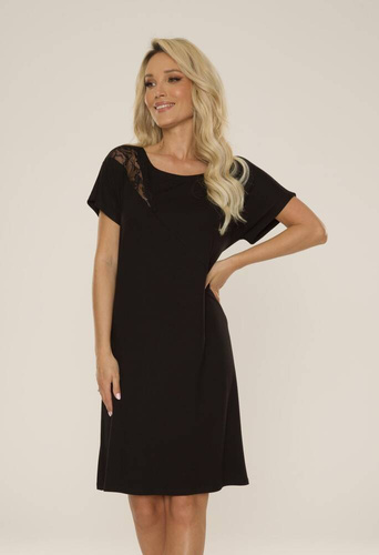 Koszula nocna 737 Velar Forex - czarny