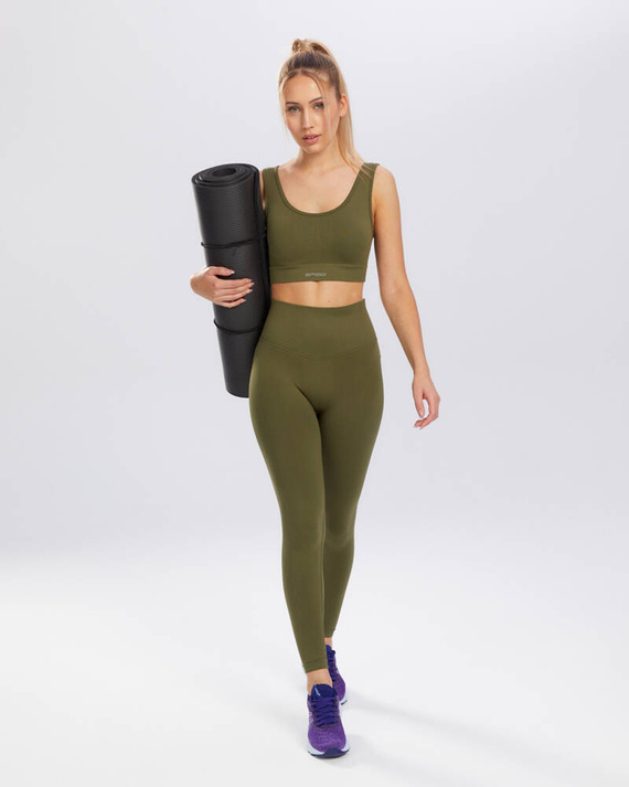 Biustonosz sportowy Adapt Spaio khaki