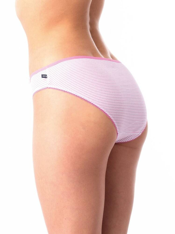 Figi damskie LPR 599 A'2 2-pak Key biały różowy