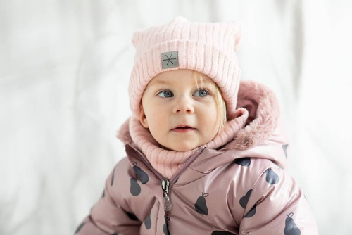 Komin niemowlęcy Winter Pinokio - róż