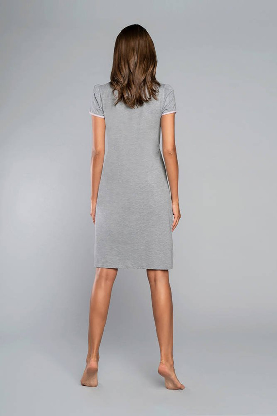 Koszula ciążowa i do karmienia Carlina Italian Fashion - melanż/róż