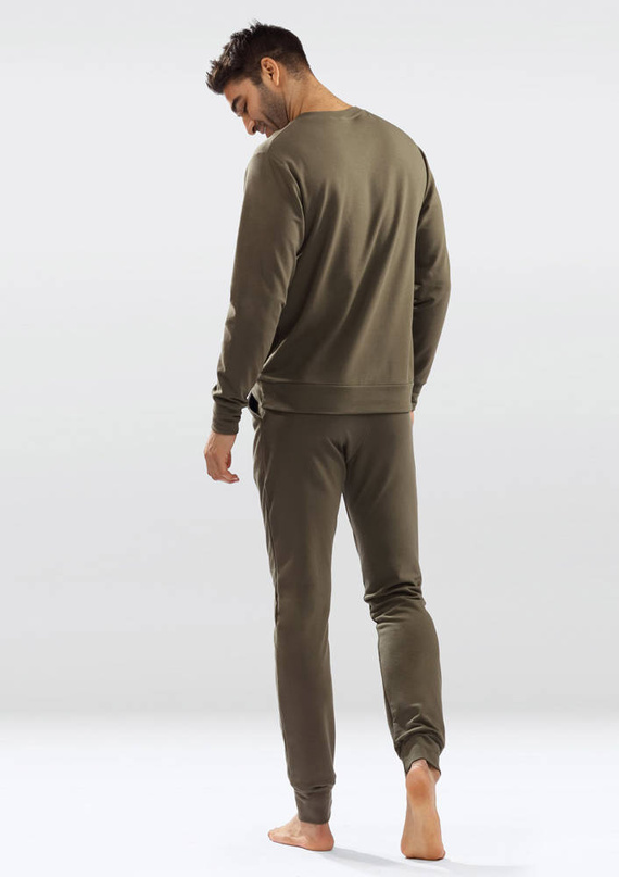 Komplet Męski Justin Dkaren khaki