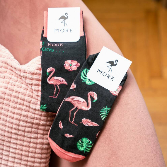 Skarpety męskie Asymetryczne 009 More - 010 grafitowy