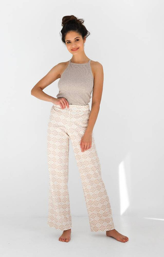 Piżama damska Francesca Sensis - beżowa