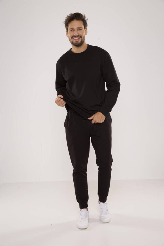 Bluza męska dresowa 728 Just Forex - czarny