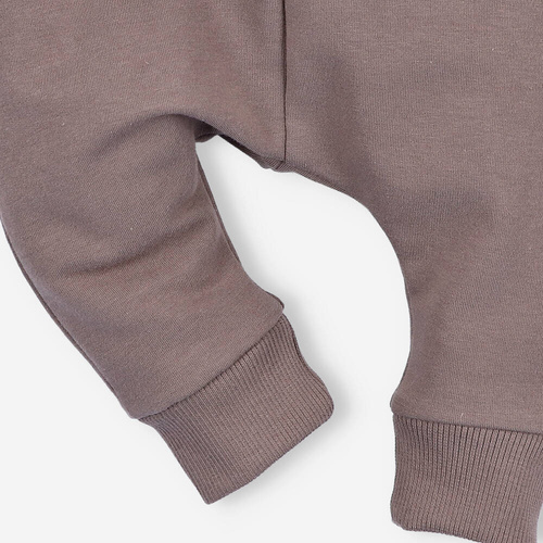 Spodnie dresowe z bawełny organicznej Happy Apples Nini beżowy