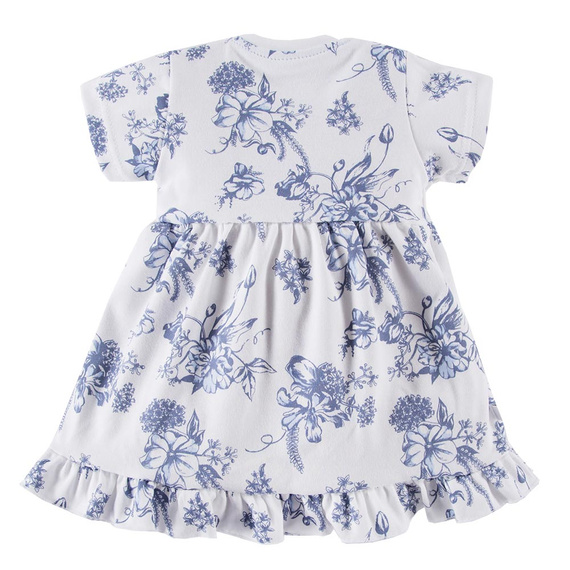 Sukienka z krótkim rękawem Botanic Eevi - biały druk