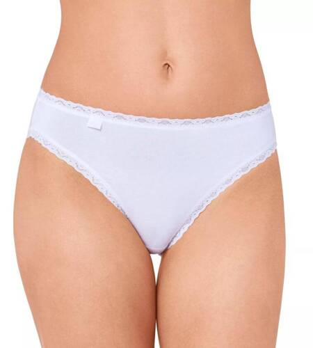 Figi damskie 24/7 Cotton Lace Tai Sloggi- biały
