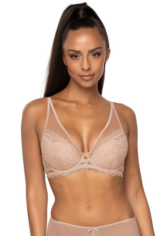 Biustonosz Push-up M-0198/11 Estelle Mat beżowy