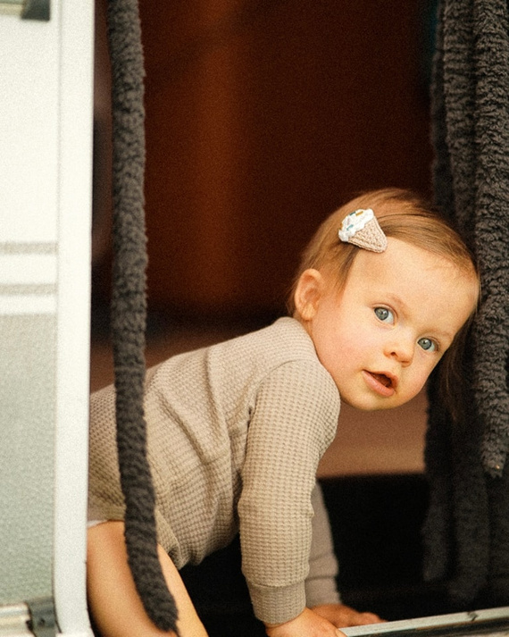 Body polo z długim rękawem "Waffel Stone" Makoma stone