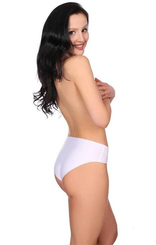 Figi damskie Federica Funny Day - biały