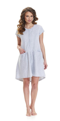 Koszula ciążowa i do karmienia 9445 Doctor Nap - grey melange
