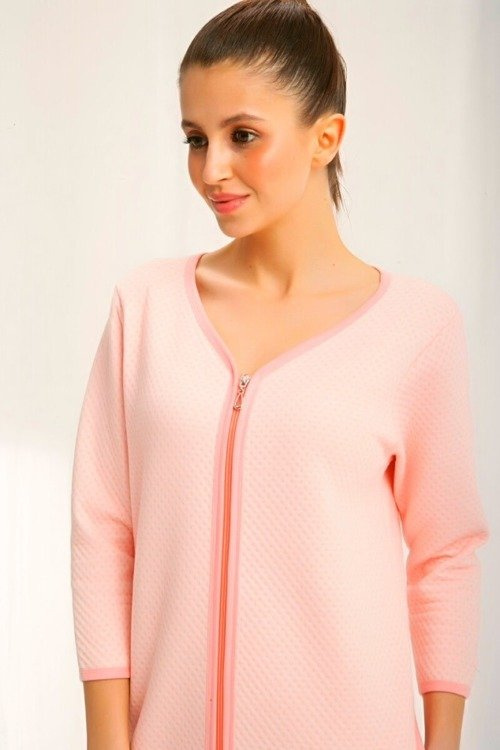 214 Szlafrok Damski Luna- niebieski