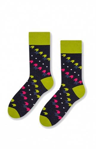 Skarpety męskie 051 Elegant More - jeans melanż 113