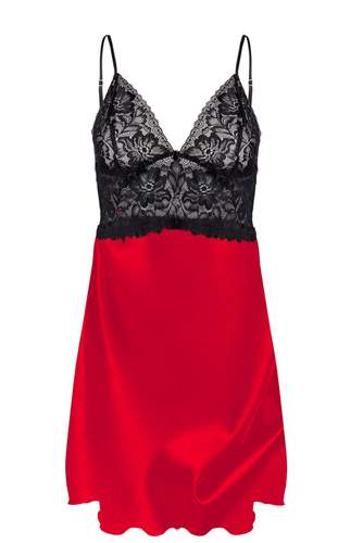 Halka satynowa Maddi DKaren - czerwony