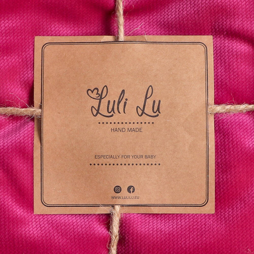 Zestaw kocyk i poduszka LUL-0044 Luli Lu - różowy 