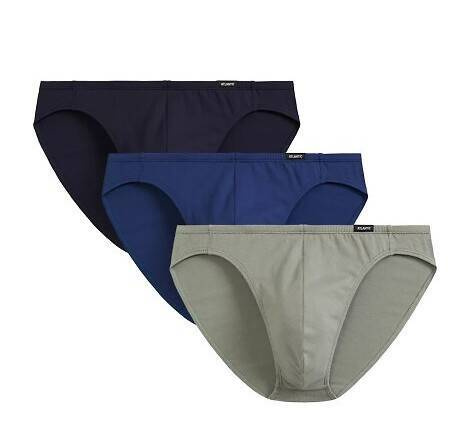 Slipy męskie 3MP-119 A'3 Atlantic-  granatowy-niebieski-khaki