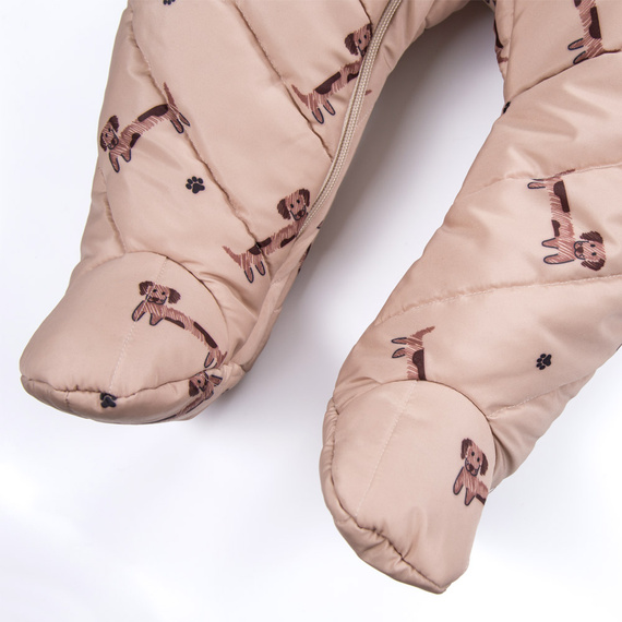 Kombinezon zimowy Puppy Playtime Eevi - beżowy