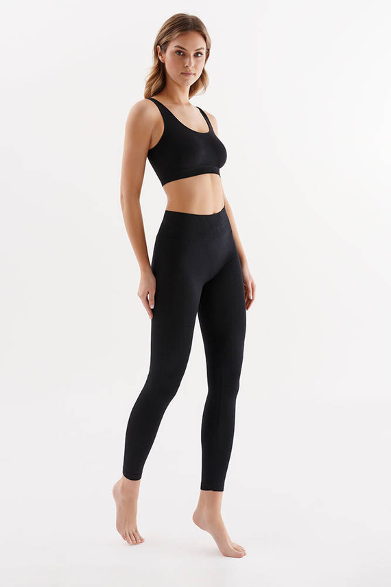 Legginsy damskie Seamless leggins free Gabriella czarny