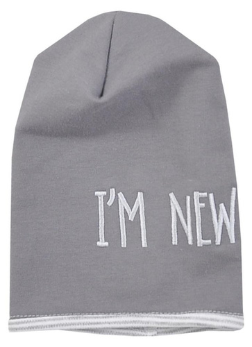 "Im New" Czapka Koala-koralowy