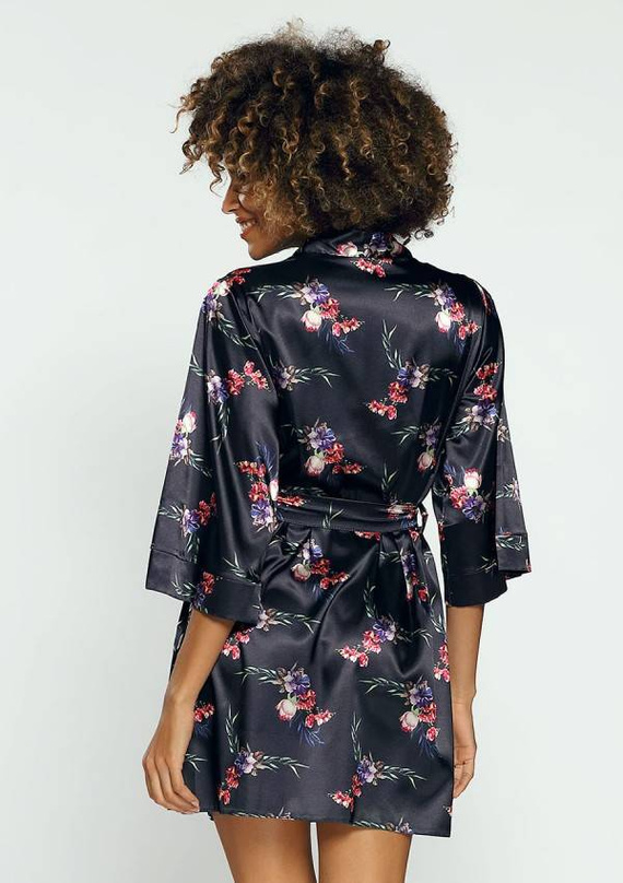 Podomka damska Flowers DKaren DK-P-granatowy 009