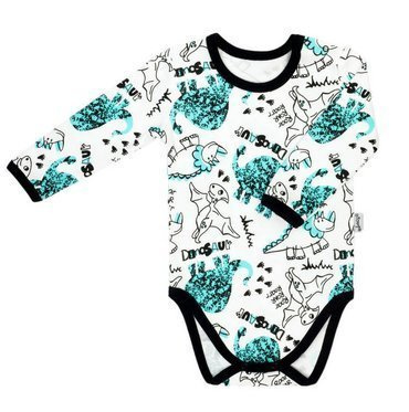 178099 Dino Body z długim rękawem Nicol - wzór
