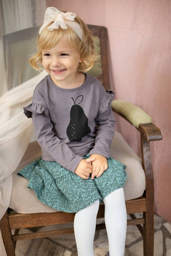 Spódniczka z nadrukiem Tres Bien Pinokio - zielony 