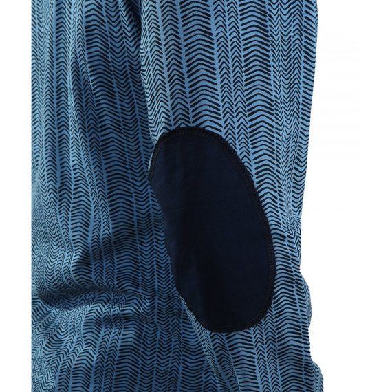 Bawełniana piżama męska z długim rękawem 07 Sesto Senso - granatowy