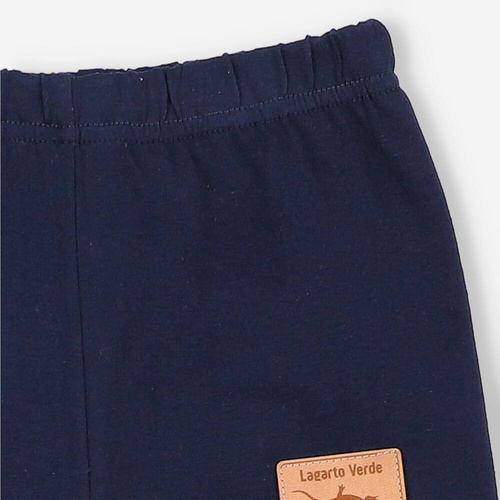 Legginsy dziewczęce Lagarto Verde - granatowy