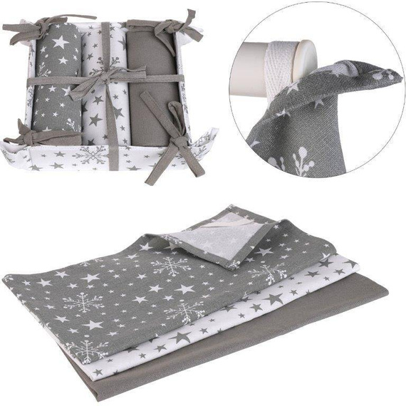 Świąteczny komplet ręczników MRK1500-011 Moraj - szary