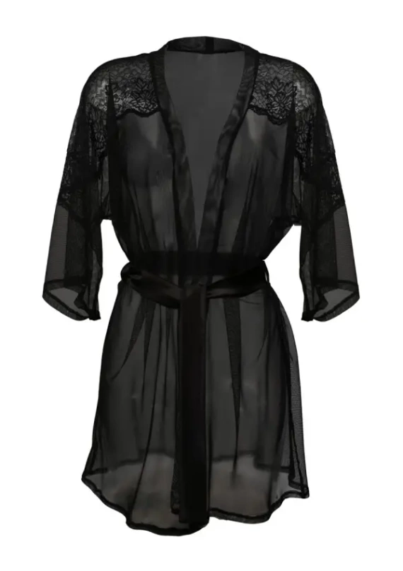 Costance Podomka Szlafrok Damski Dkaren - czarny