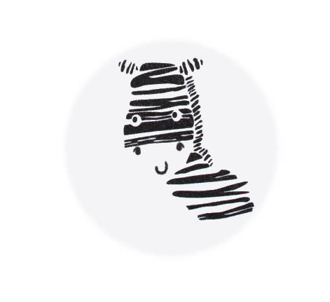 Zebra Komplet 2-częściowy Terjan - biały