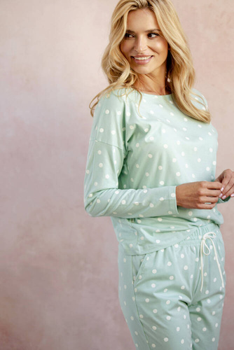 Piżama Damska 2979 Chloe Taro- zielona 