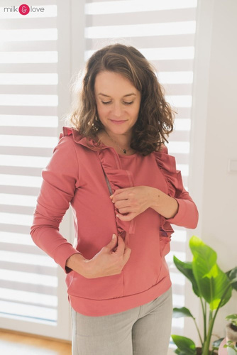 Bluzka do karmienia Milky Waves Milk&Love ciemny błękit