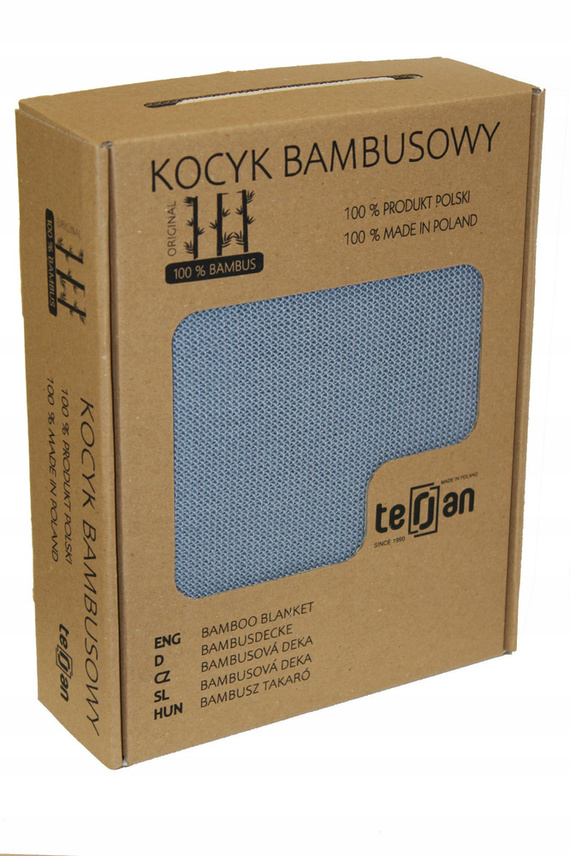 Kocyk bambusowy Two Left Terjan - Denim Blue