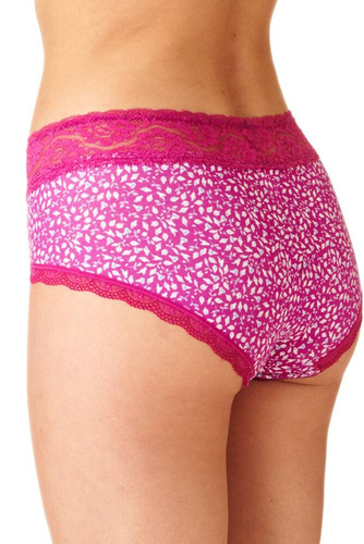 Figi damskie LPC 328  2-pak Key granatowy bordowy