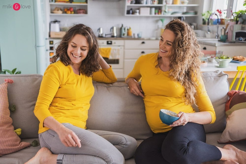 Bluzka ciążowa i do karmienia Milk Shirt Milk&Love mango mohito