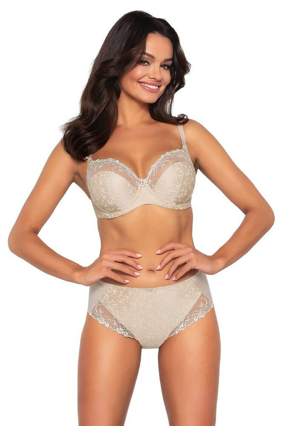 Figi Damskie Brazyliany 2054 AVA - beżowy