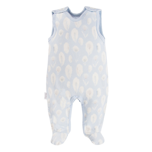 Śpiochy niemowlęce Bamboo Ewa Klucze- niebieski 