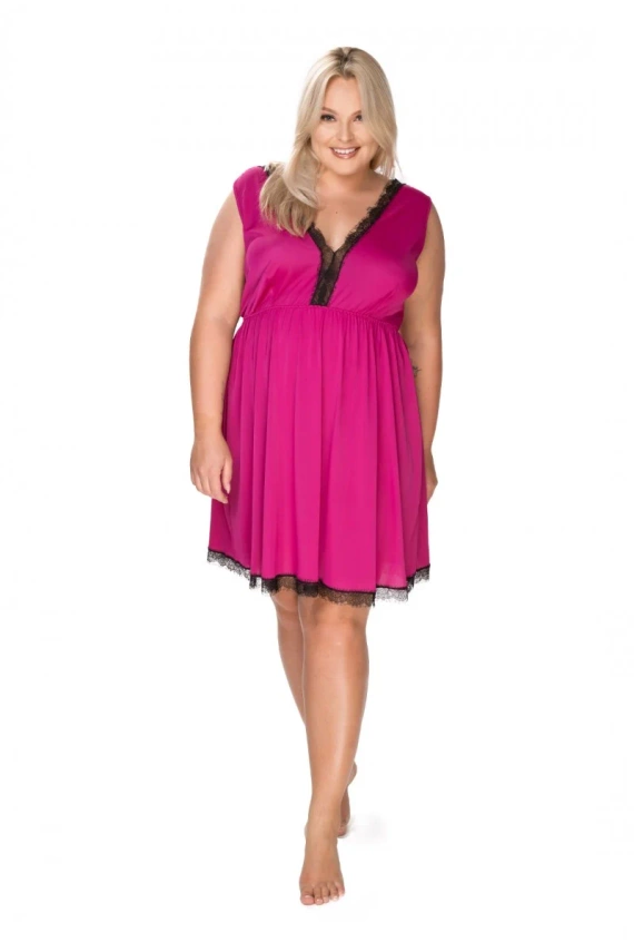 Koszula nocna 86604 Aveline Mewa fuksjowy