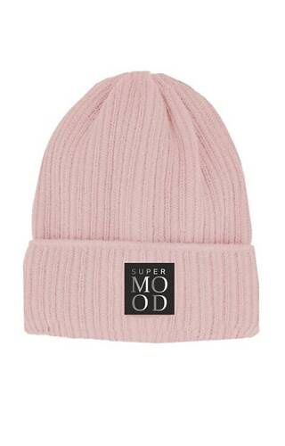 Czapka dziecięca 48-394 AJS pudrowy-różowy