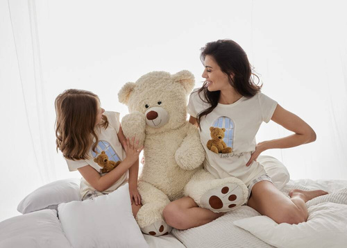 Piżama dziewczęca 787/105 788/105 Good Night Cornette ecru