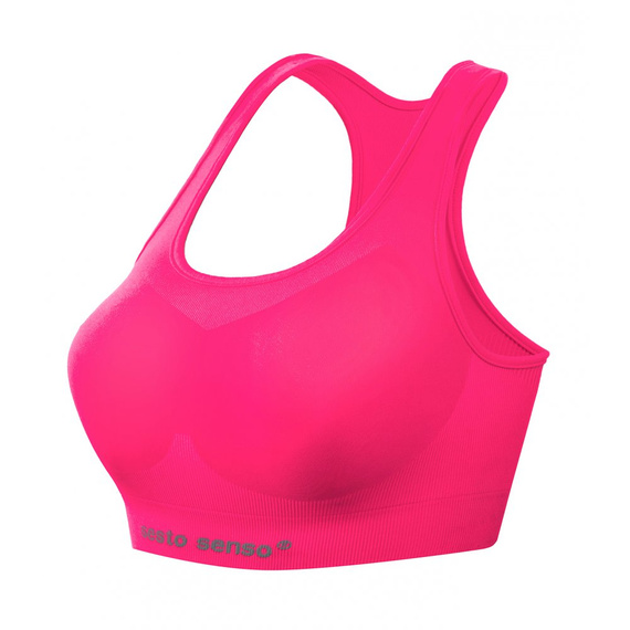 Biustonosz sportowy top CL14 Sesto Senzo różowy
